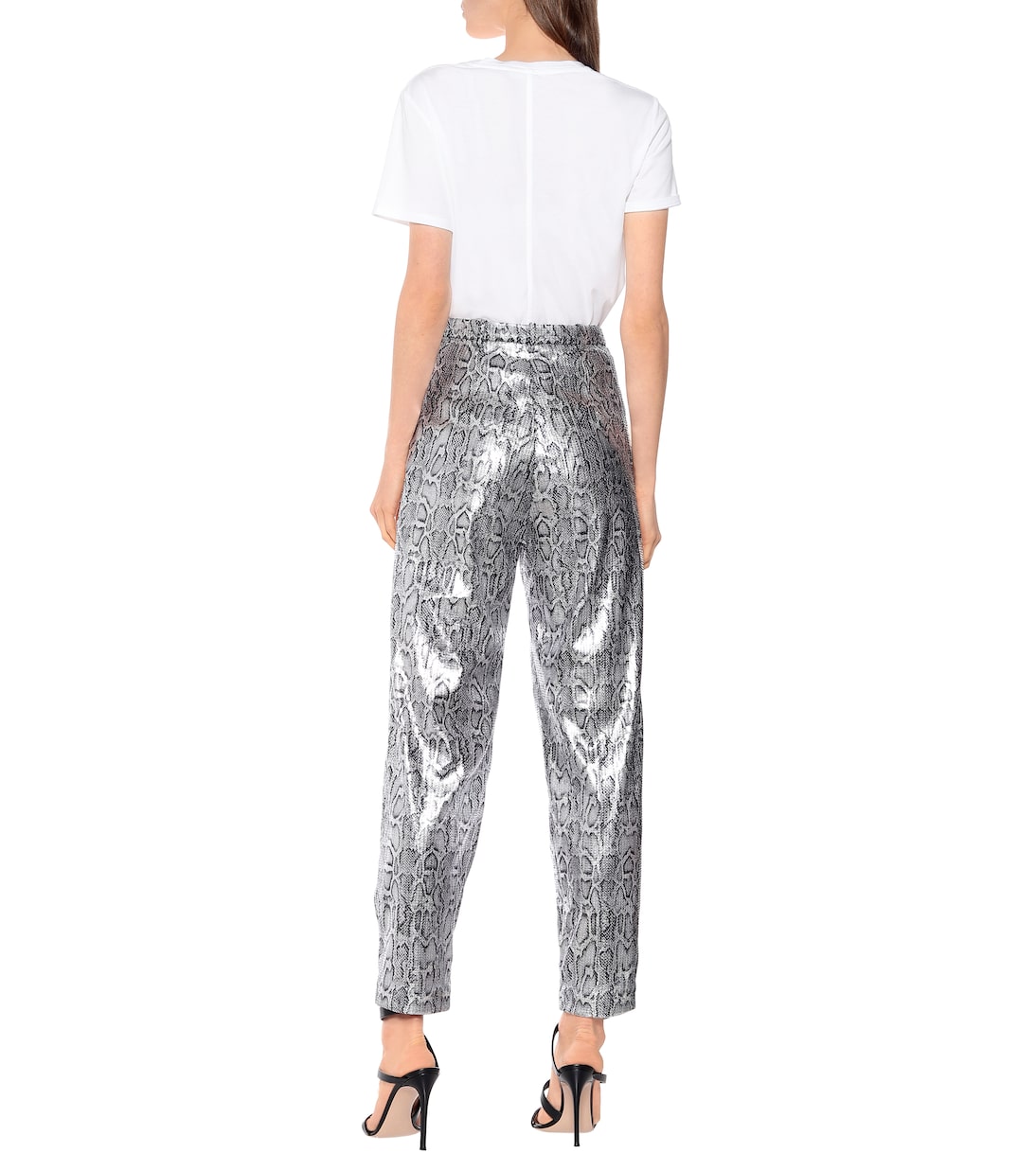 Snake-effect high-rise pants | Christopher Kane