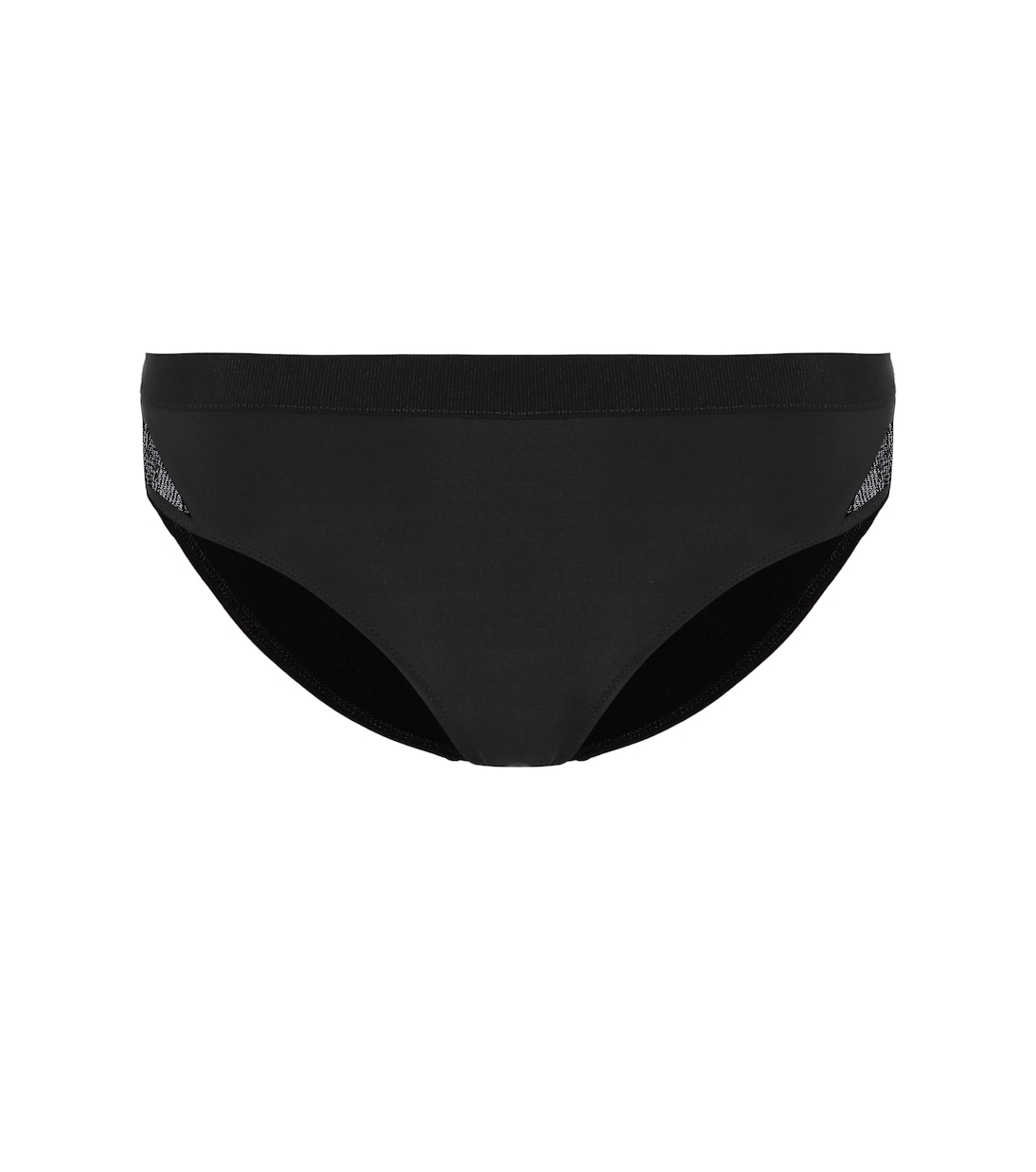Mesh-trimmed bikini bottoms | Stella McCartney