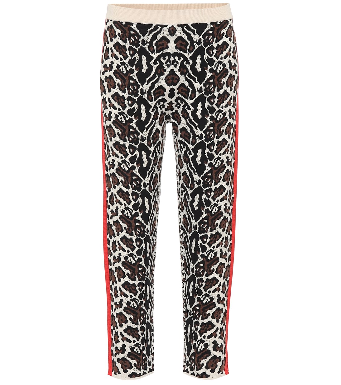 Cropped intarsia knit trackpants | Stella McCartney