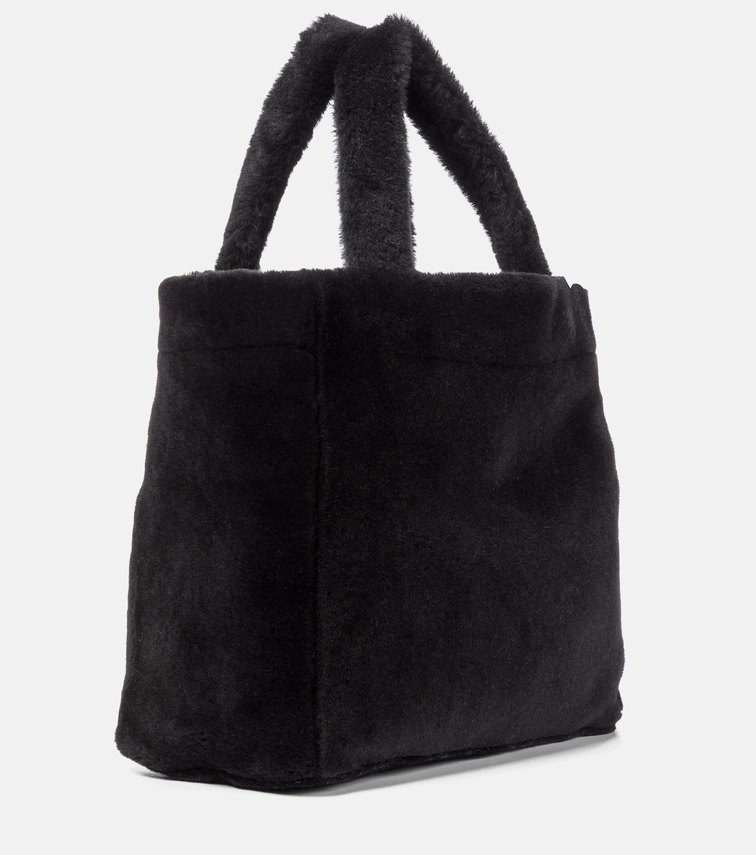Cabas Intarsia Medium en shearling | Prada