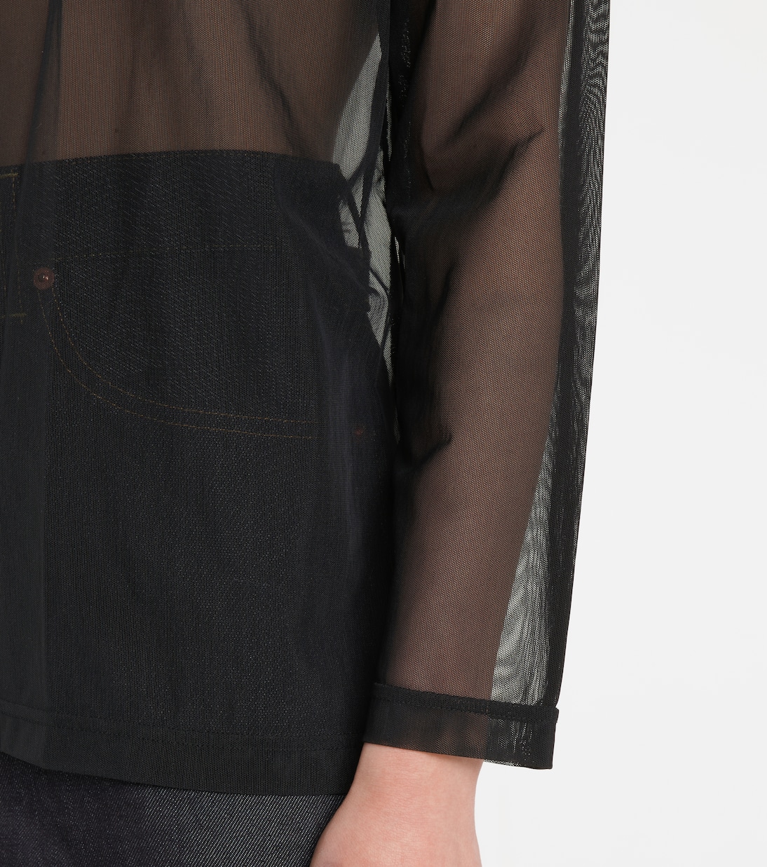 Sequined mesh top | Junya Watanabe
