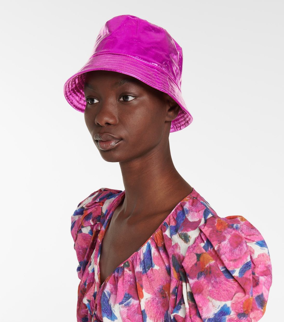 Cappello da pescatore in pelle metallizzata | Isabel Marant
