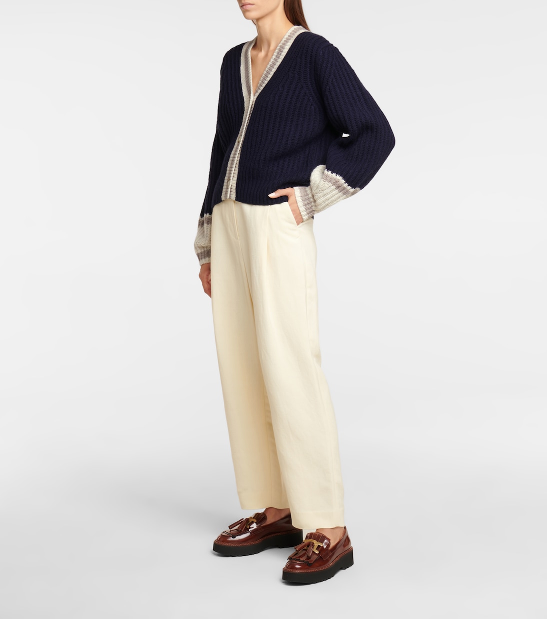 Cardigan aus einem Wollgemisch | Lee Mathews