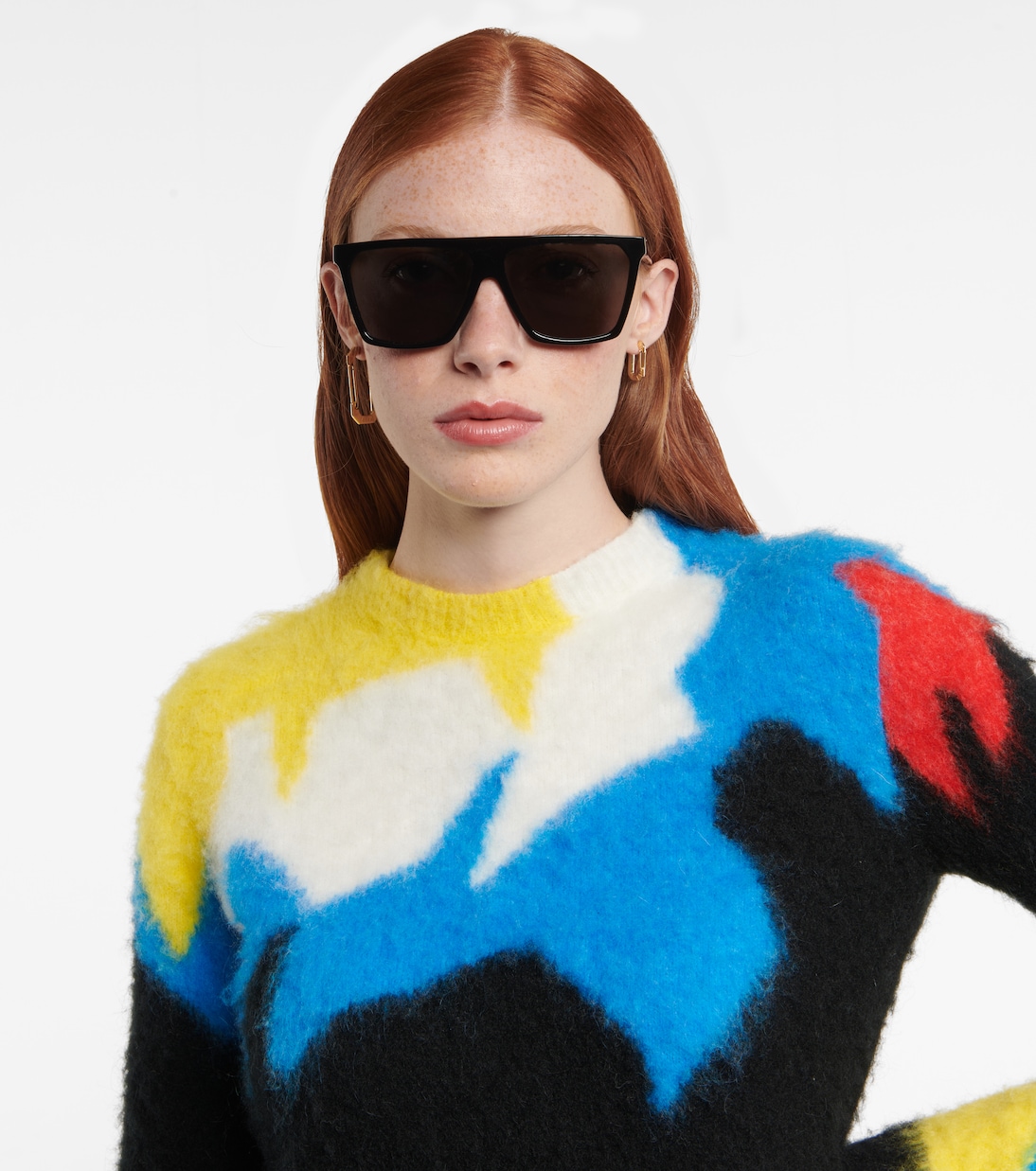 Eckige Sonnenbrille Mask | Loewe