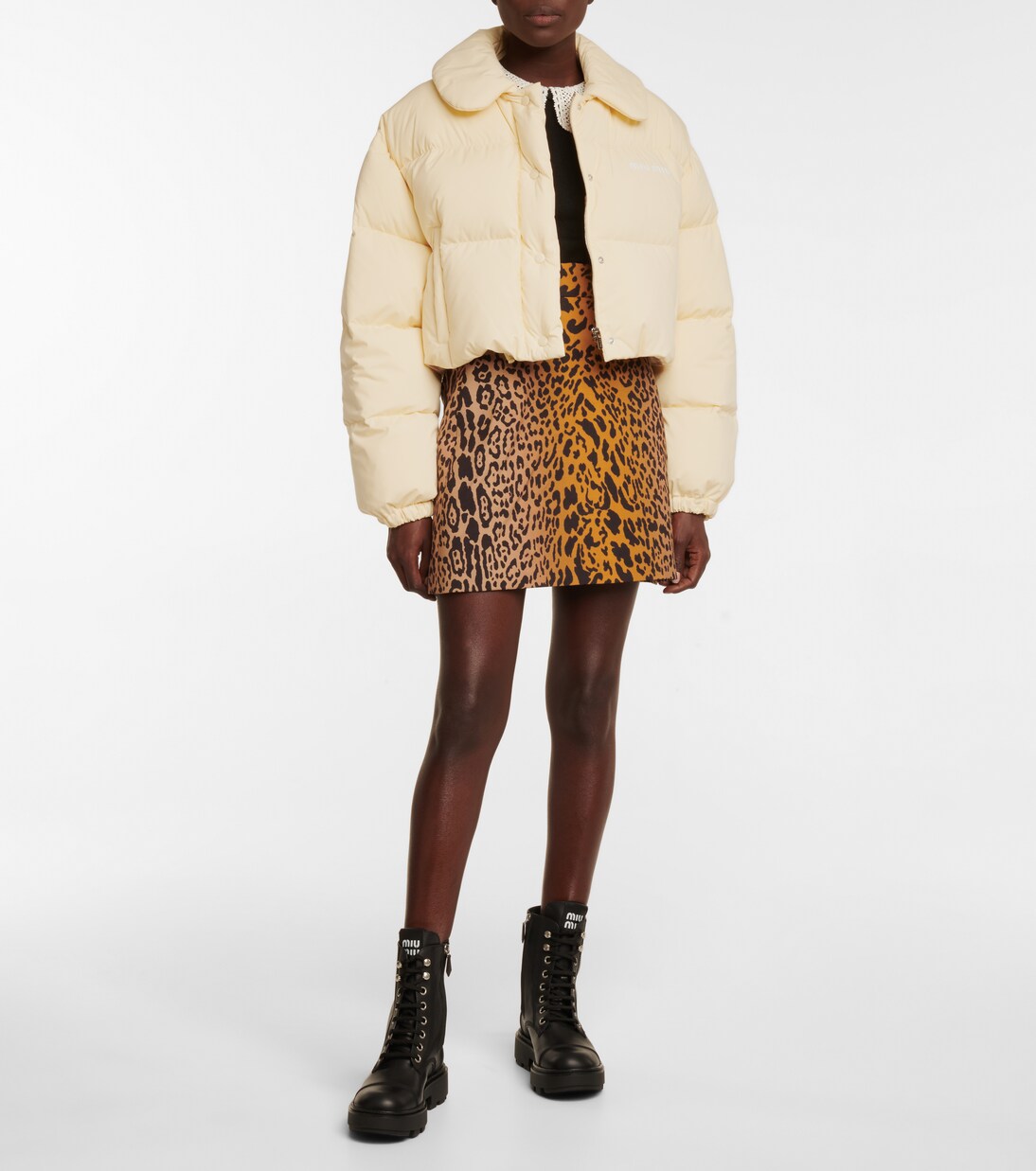 Anfibi in pelle | Miu Miu