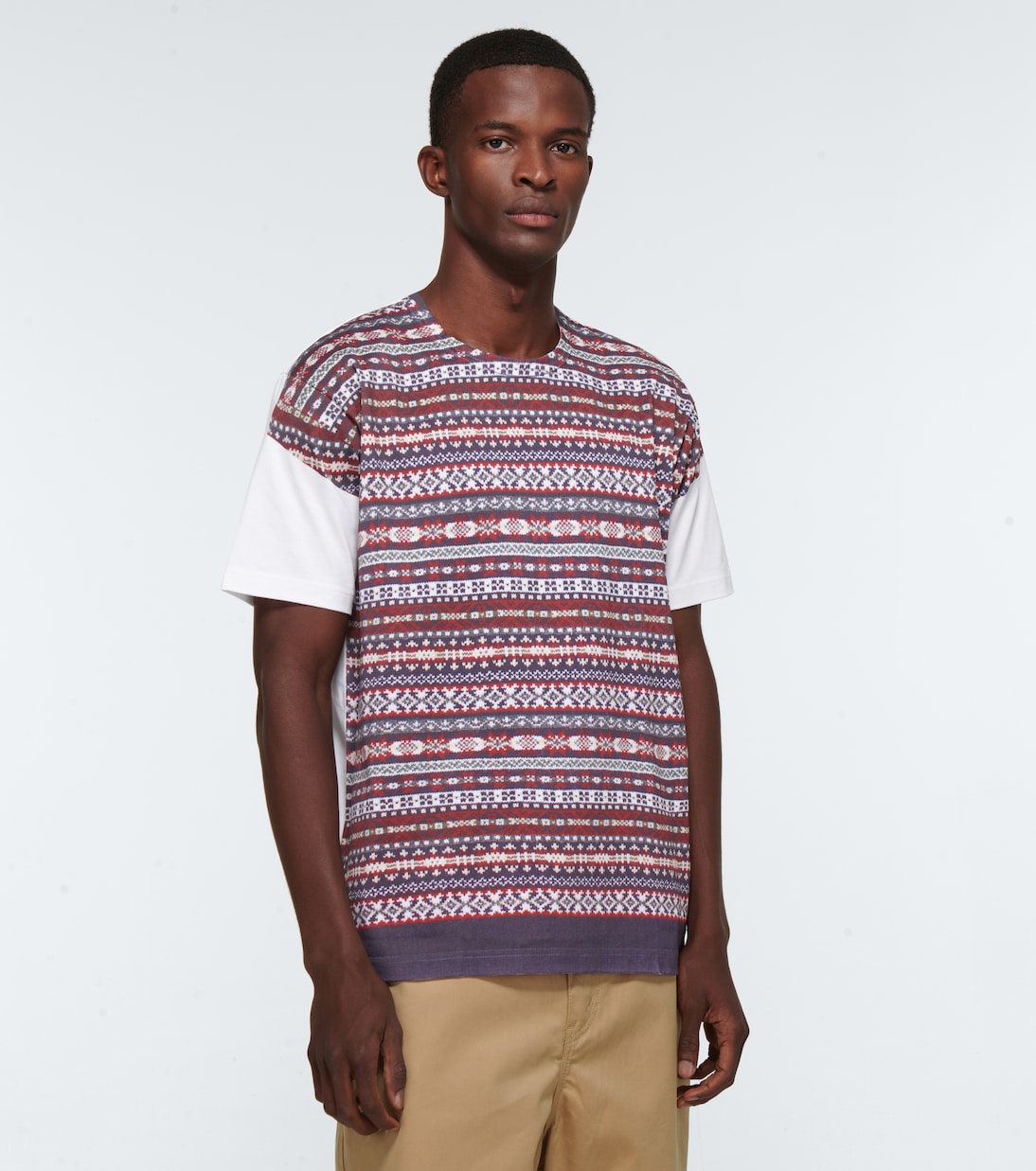 T-shirt in cotone con stampa | Junya Watanabe
