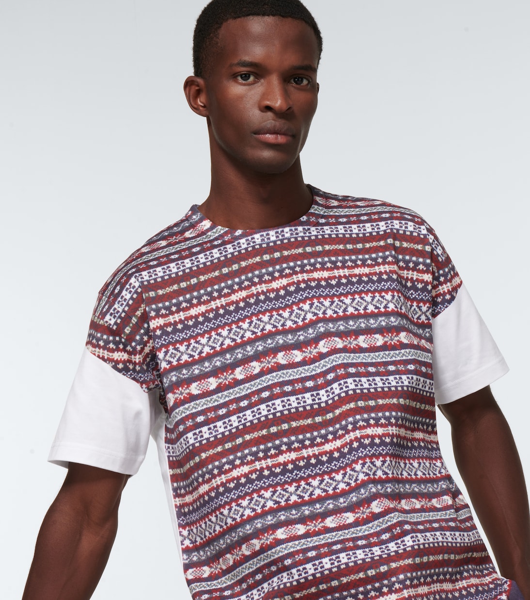 T-shirt in cotone con stampa | Junya Watanabe
