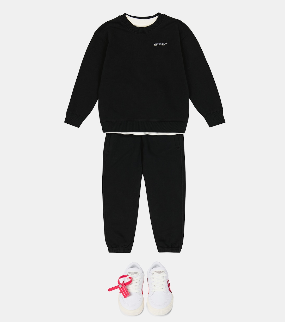 Pantalones en jersey de algodón | Off-White Kids