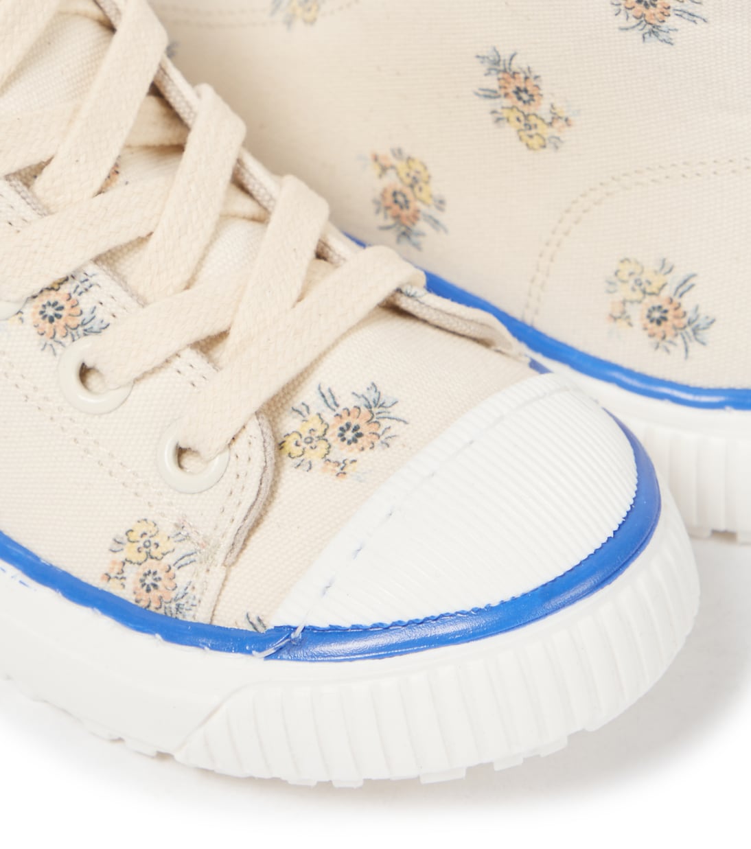 Angelica canvas high-top sneakers | Bonpoint
