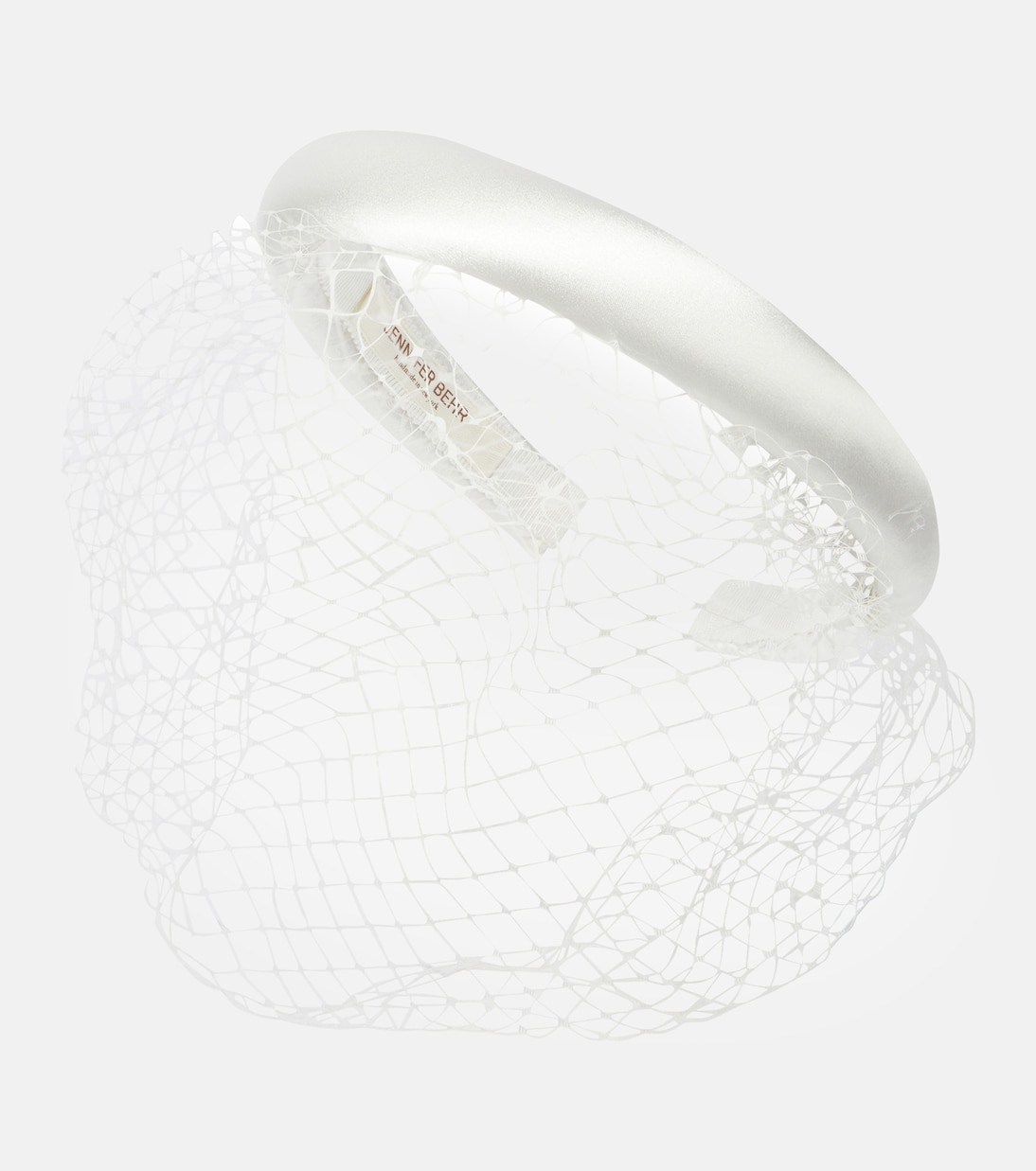 Tori Voilette satin headband | Jennifer Behr