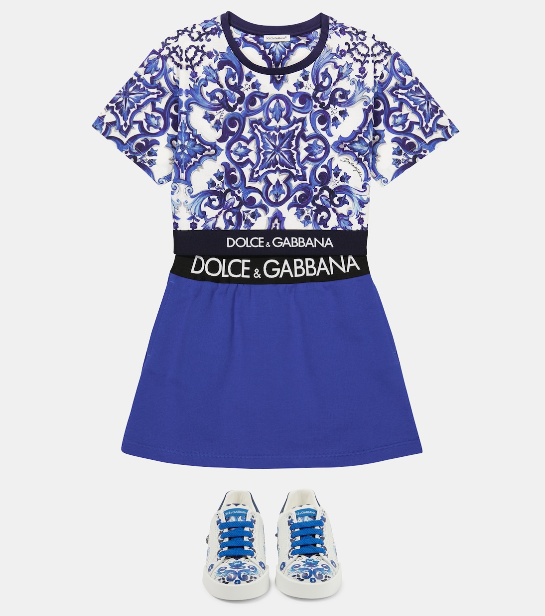 Rock aus Baumwoll-Jersey | Dolce&Gabbana Kids
