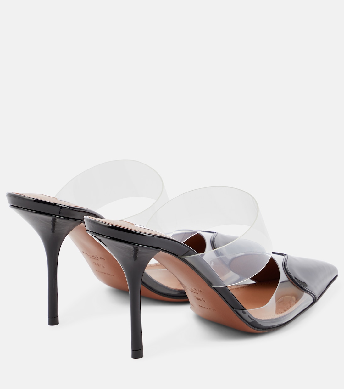Mules Cœur mit Lackleder | Alaïa
