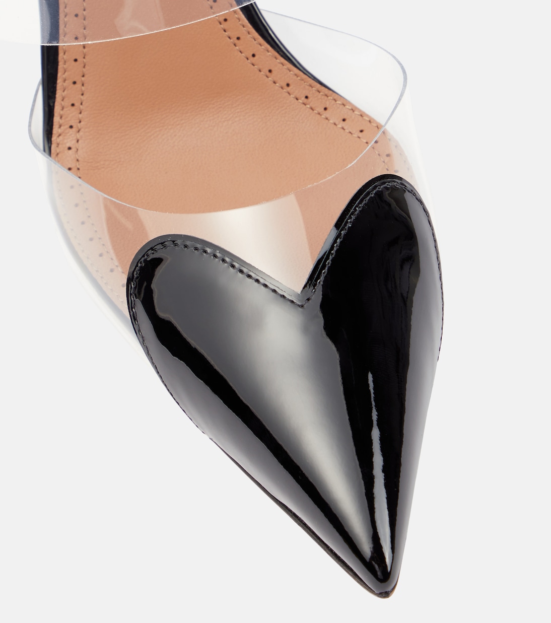 Mules Cœur mit Lackleder | Alaïa