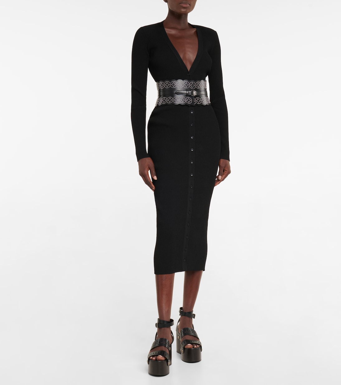 Langärmliges Midikleid | Alaïa