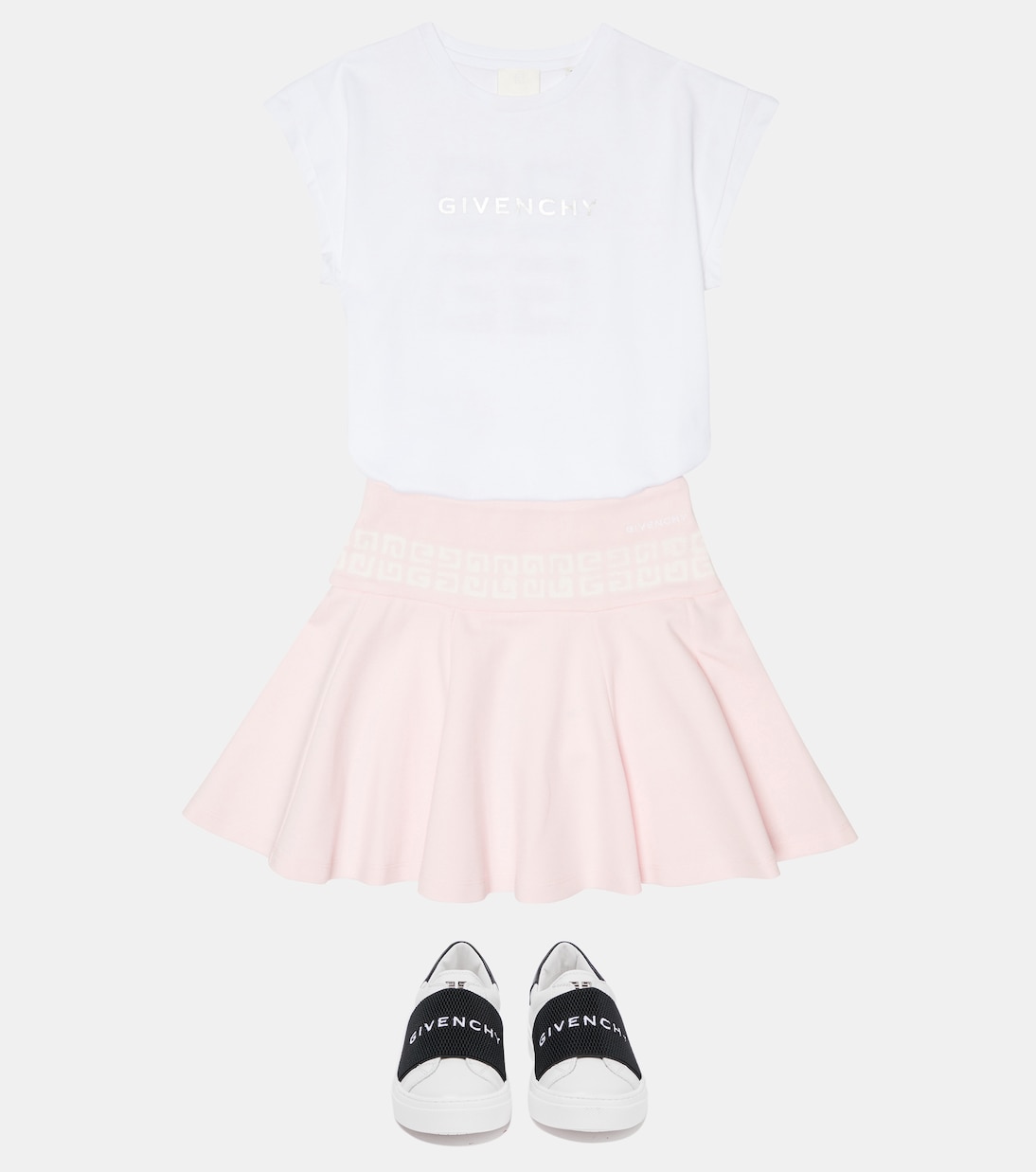 Faltenrock 4G aus Jersey | Givenchy Kids