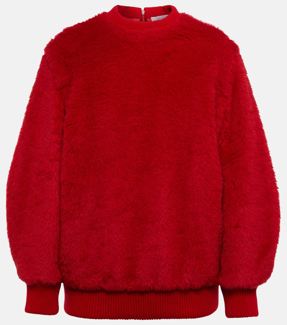 Sudadera Carmine de teddy en mezcla de lana | Max Mara