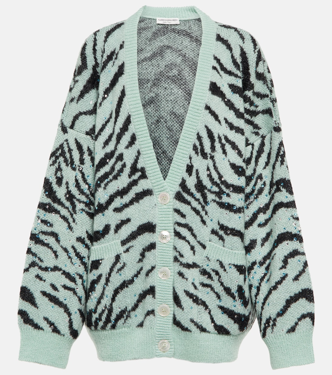 Embellished jacquard cardigan | Alessandra Rich