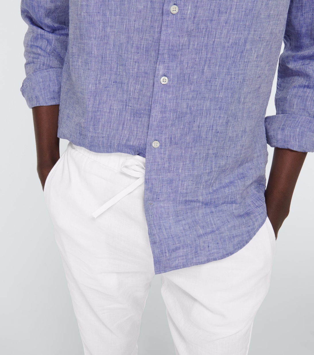 Pantalones chinos Oscar de lino y algodón | Frescobol Carioca