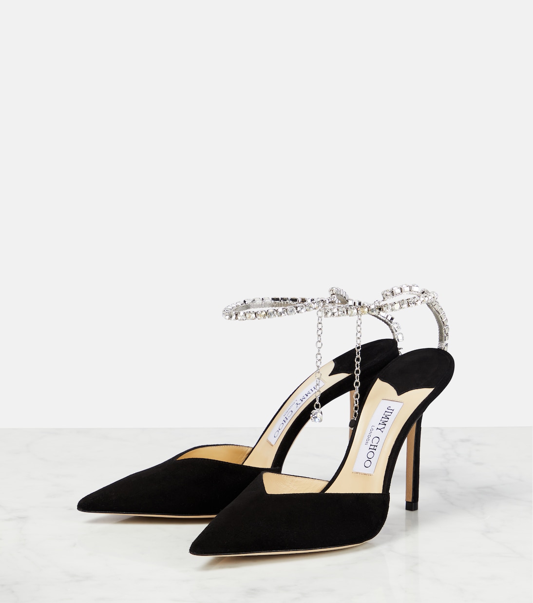 Pumps Saeda 100 in suede | Jimmy Choo