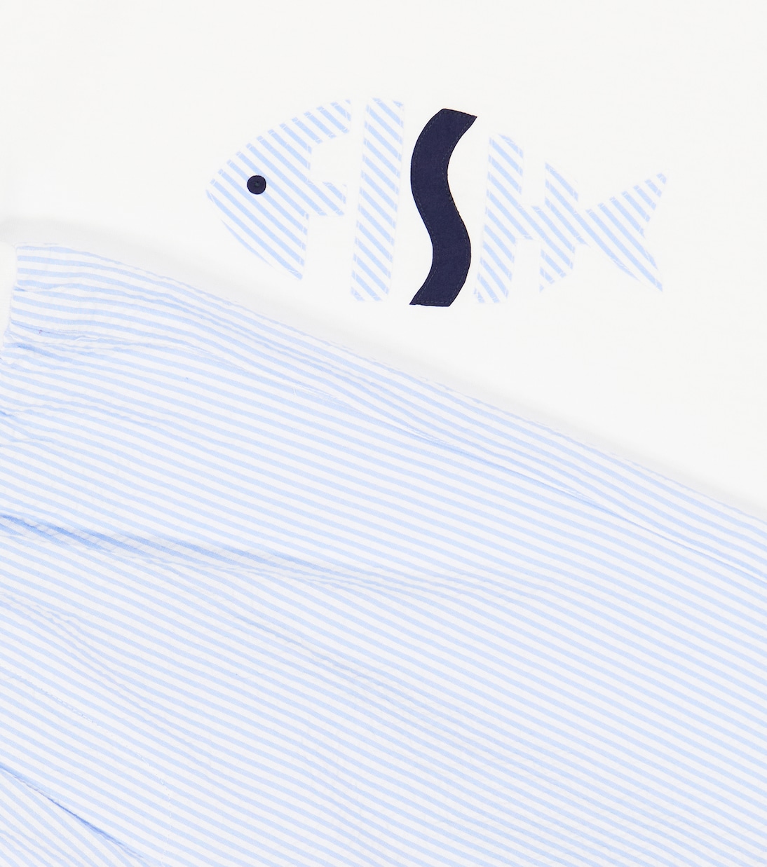 Cotton T-shirt and shorts set | Il Gufo