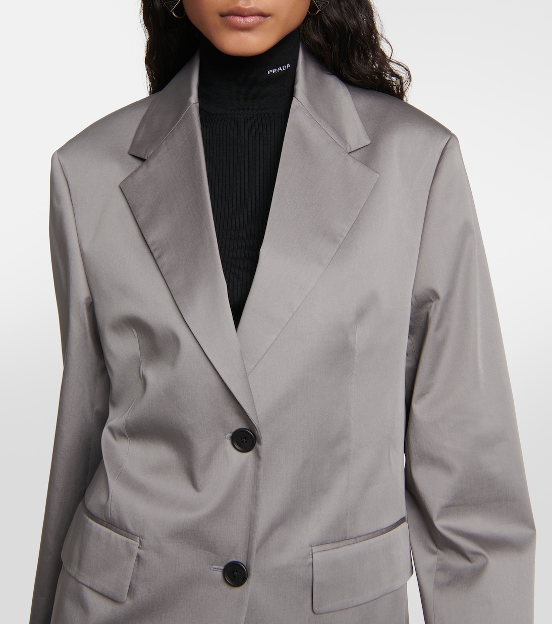 Chaqueta Moderna de Algodón Prada para Jóvenes Estilosos