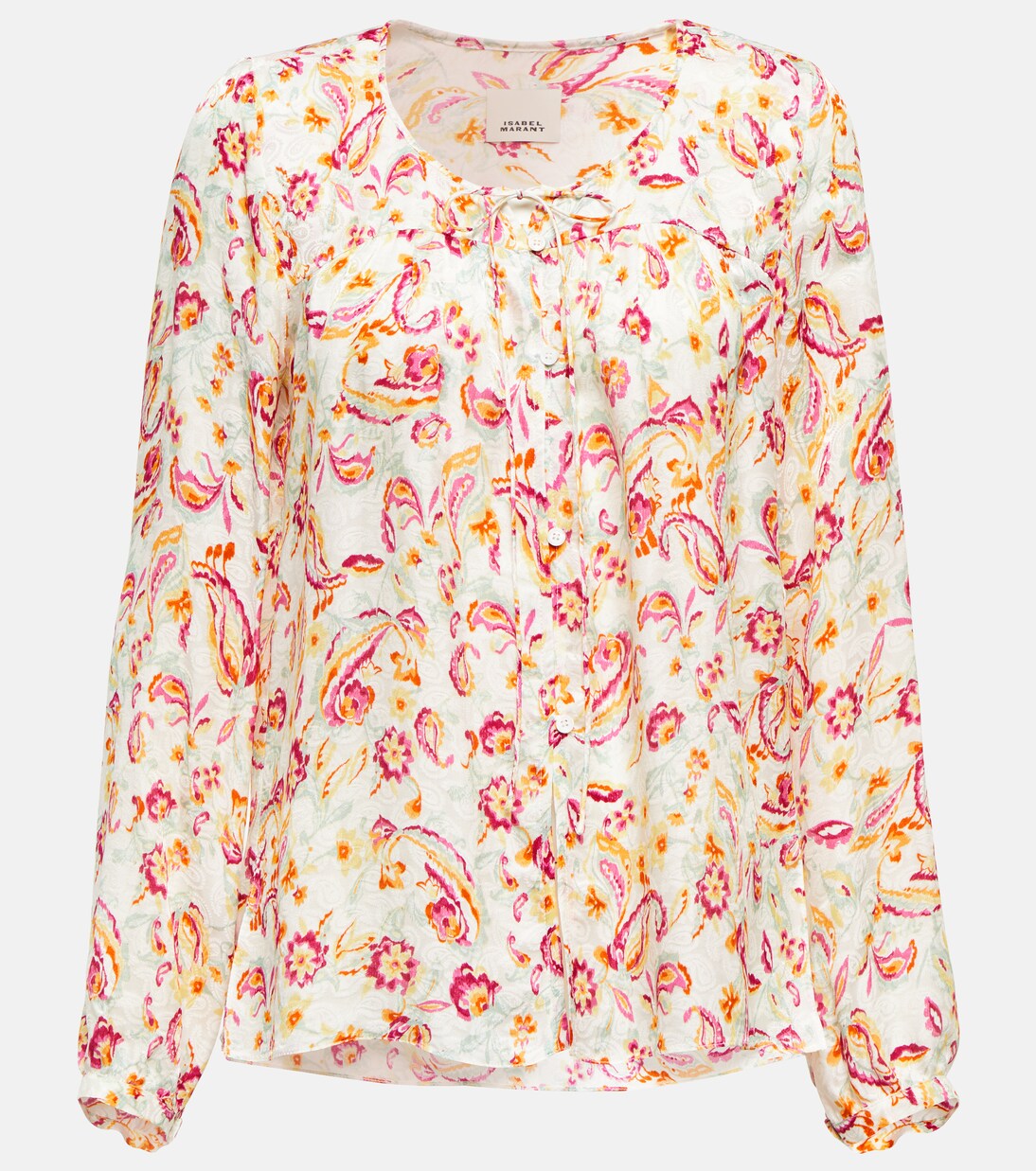 Bluse Prian aus einem Seidengemisch | Isabel Marant