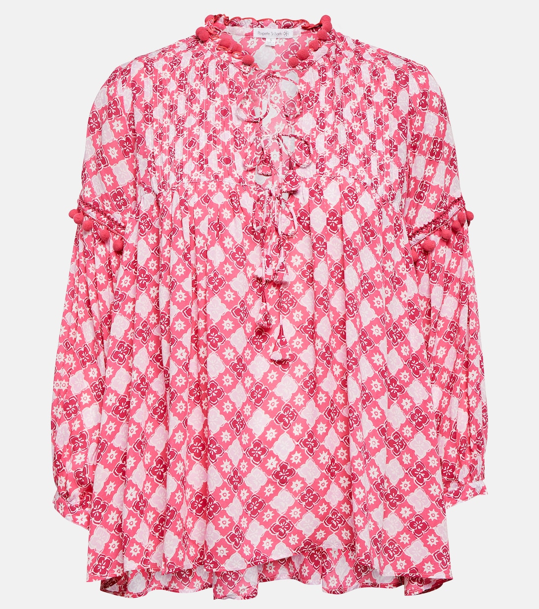 Bedruckte Bluse Clara | Poupette St Barth