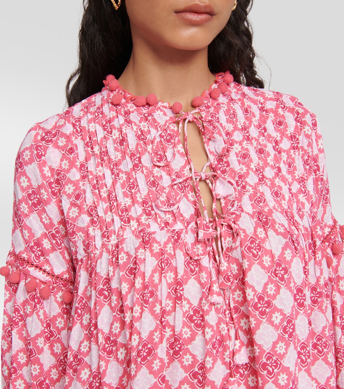Bedruckte Bluse Clara | Poupette St Barth