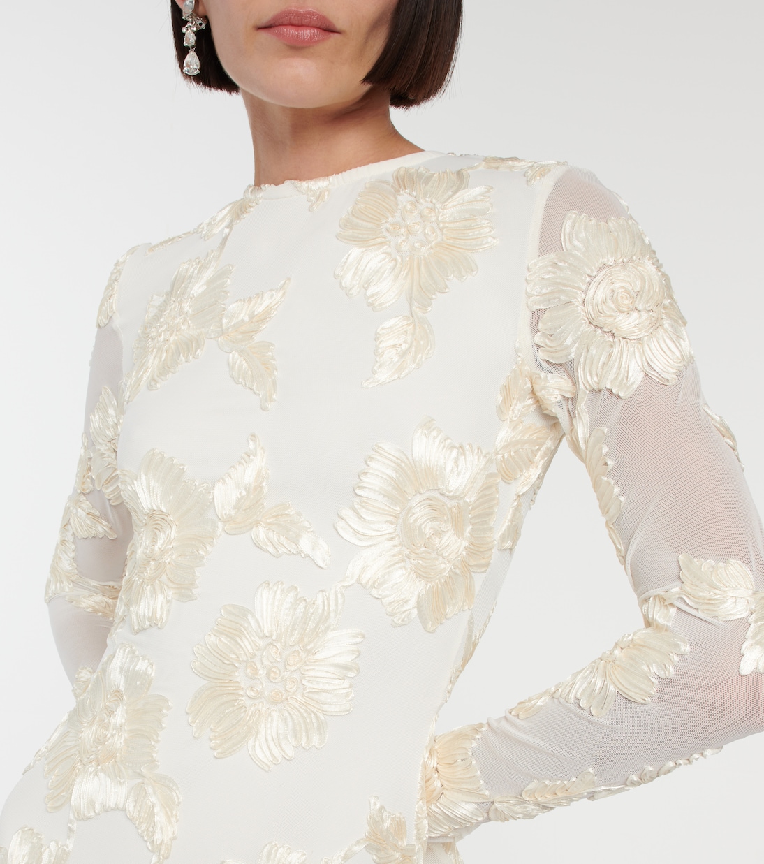 Besticktes Minikleid | Rotate