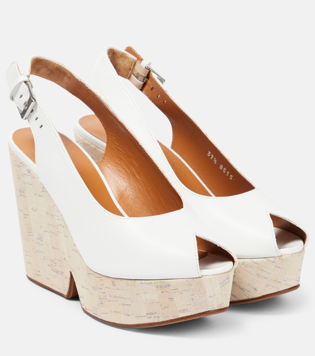 White wedge pumps discount