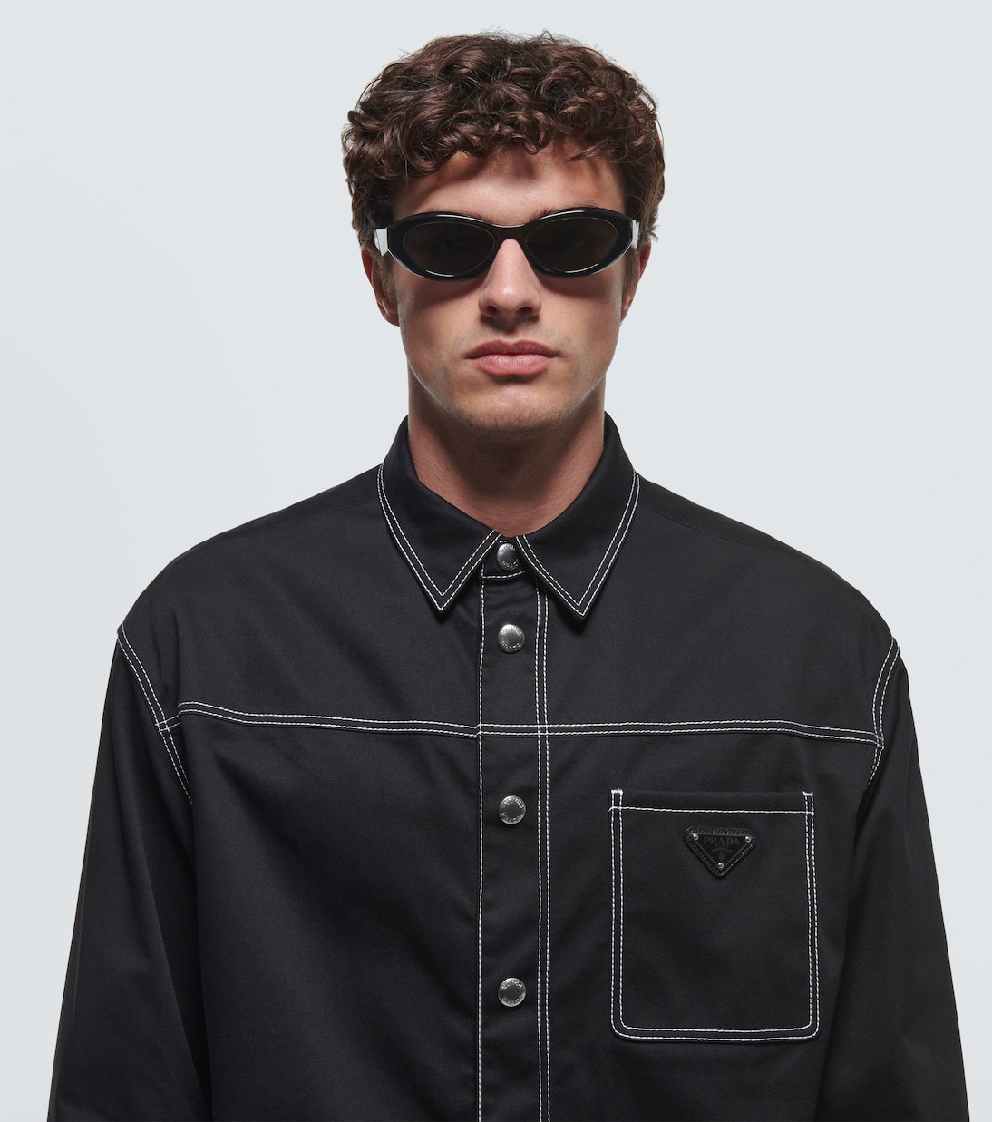 Linea Rossa rectangular sunglasses | Prada