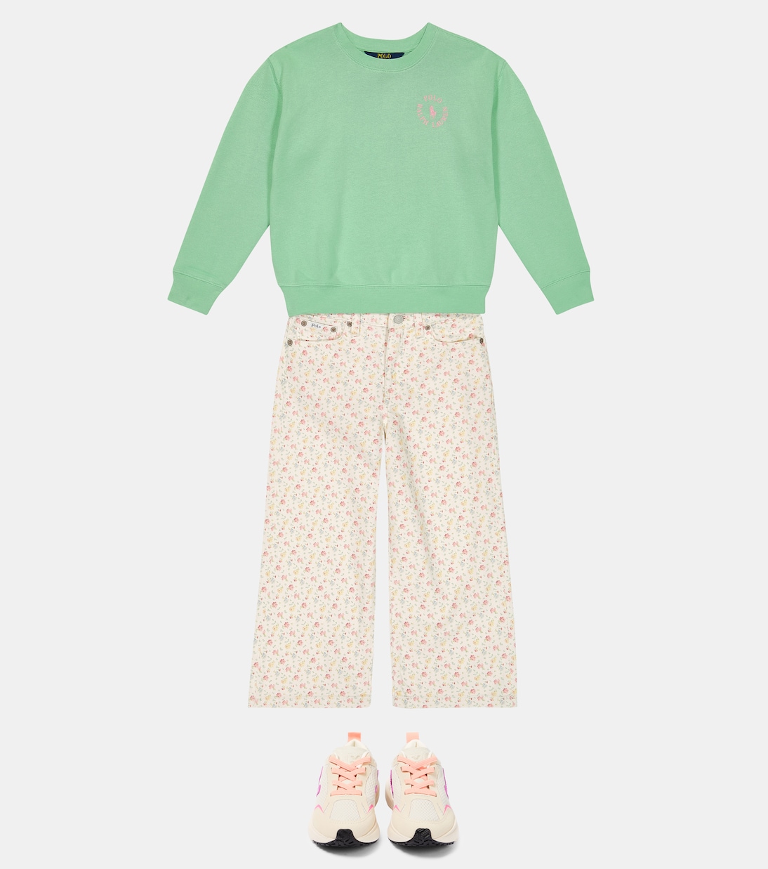 Sudadera en mezcla de algodón con logo | Polo Ralph Lauren Kids