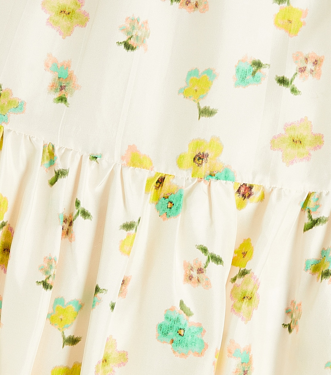 Robe Chrissy en soie à fleurs | Bonpoint