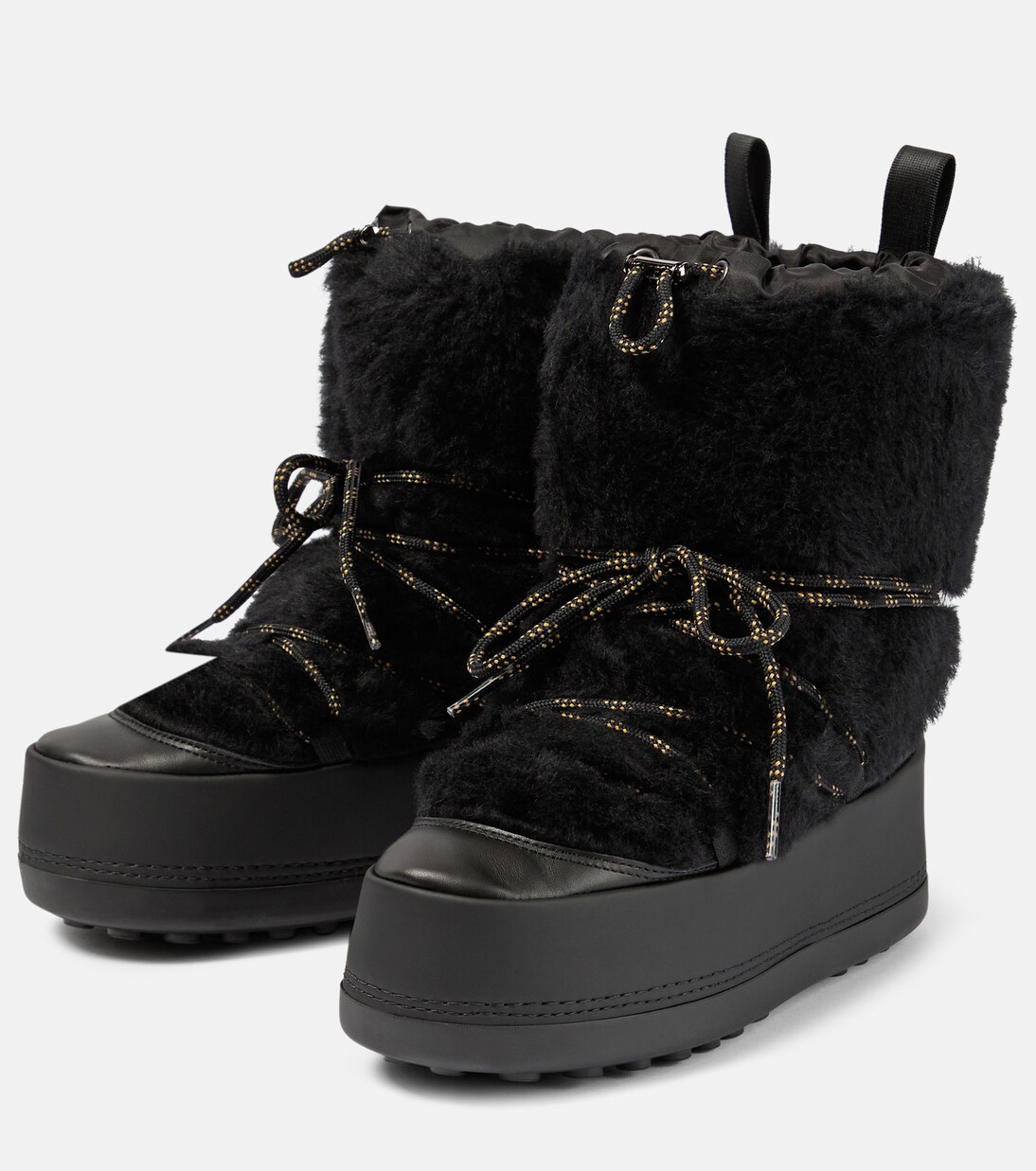 Botas de nieve de tejido Teddy | Max Mara
