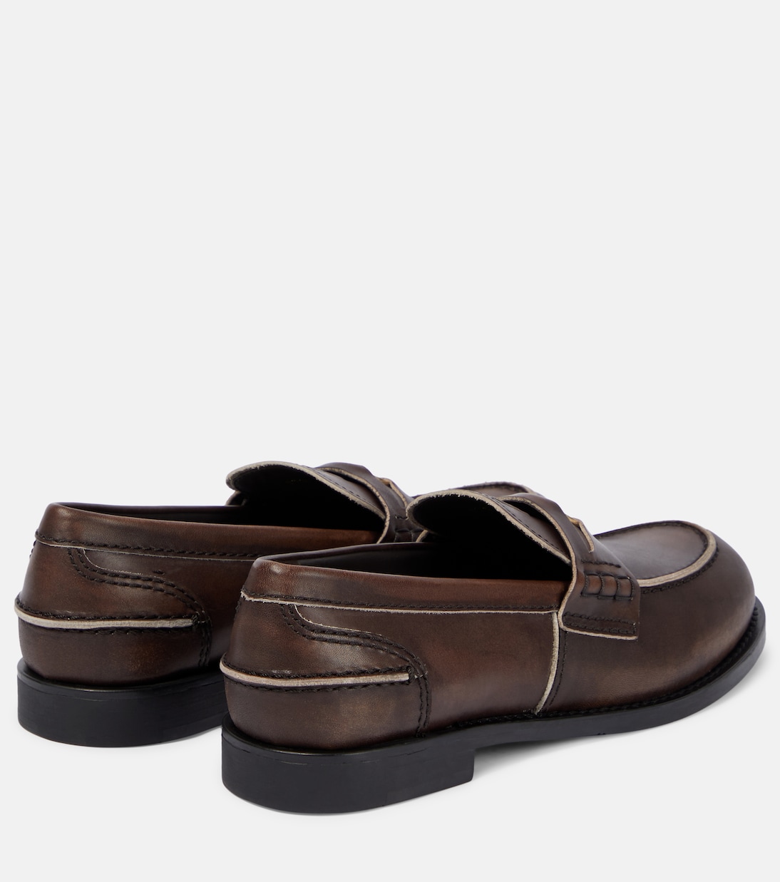 Embellished leather loafers | Miu Miu