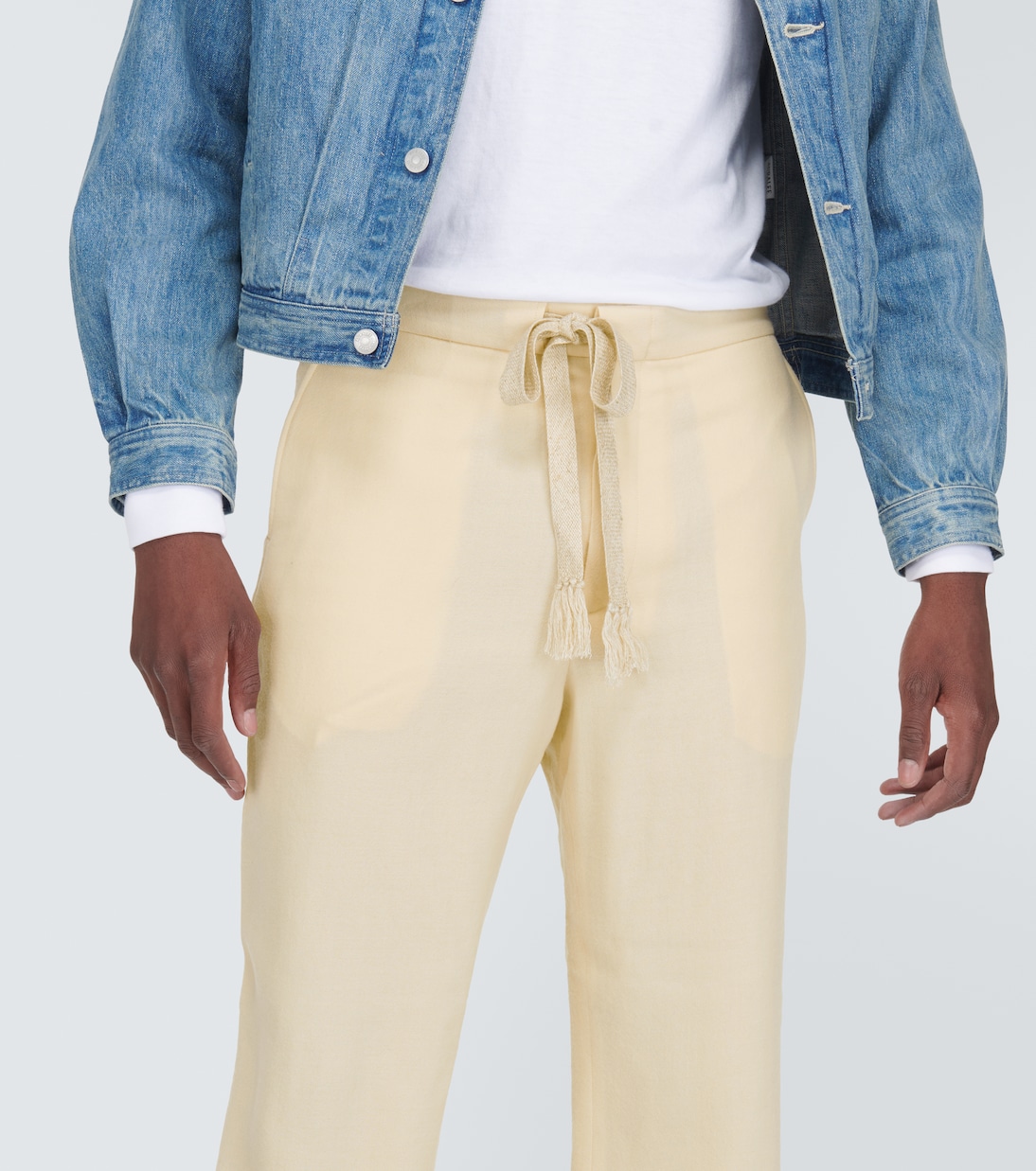 Pantalones rectos de lana | Auralee