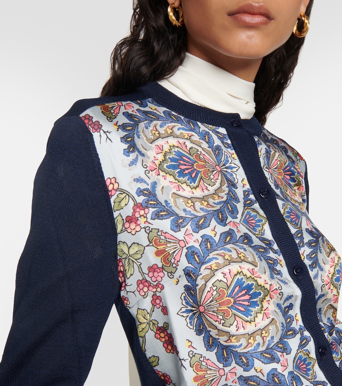 Cardigan aus Seide und Baumwolle | Etro