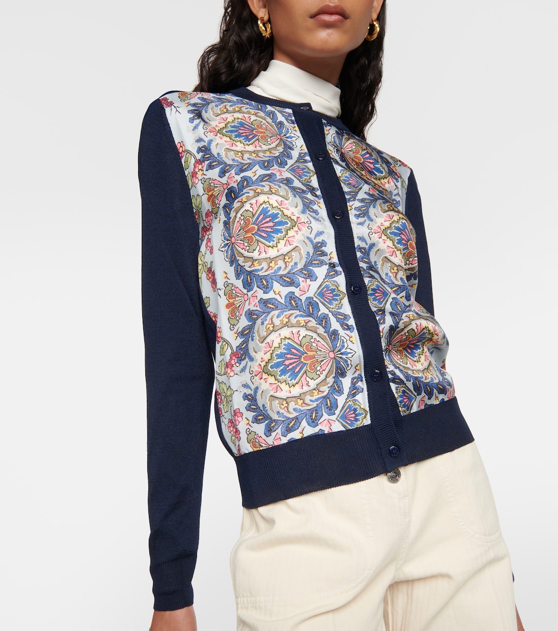 Cardigan aus Seide und Baumwolle | Etro
