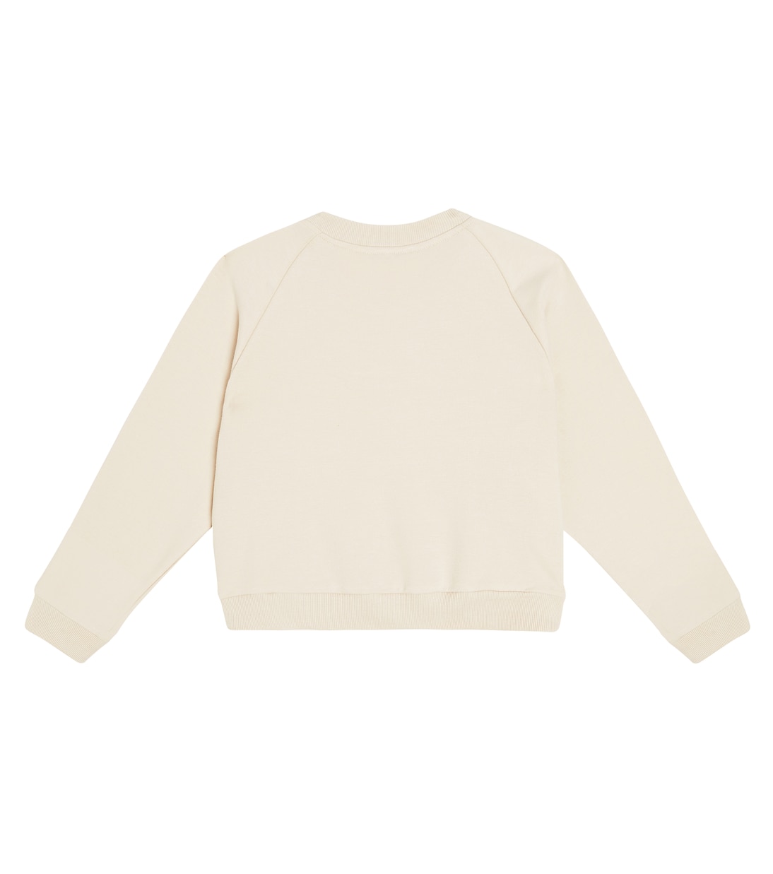 Sudadera de algodón con aplique floral | Il Gufo