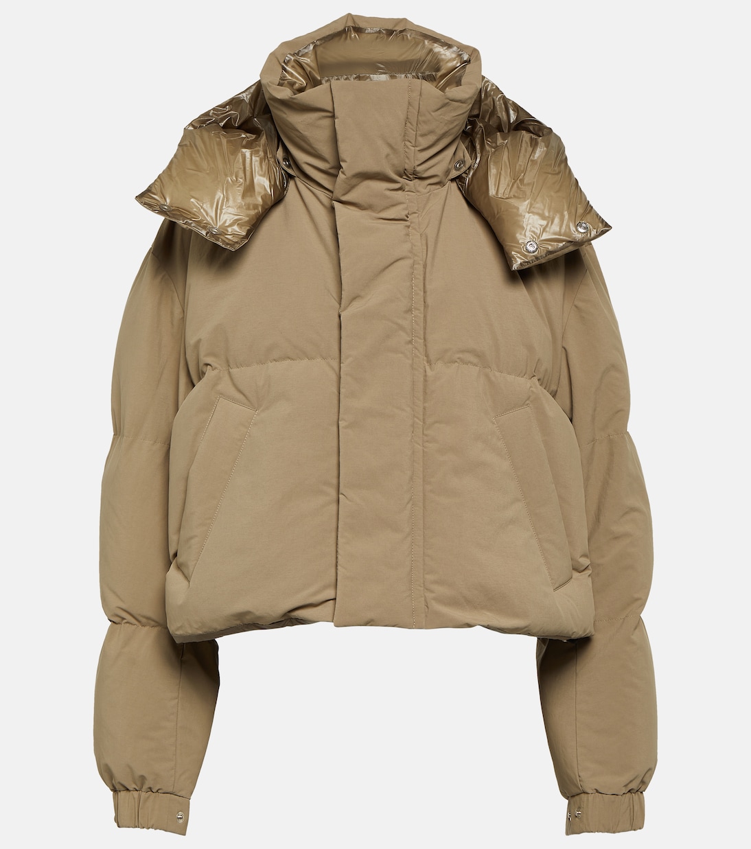 Cropped puffer jacket  | Sacai