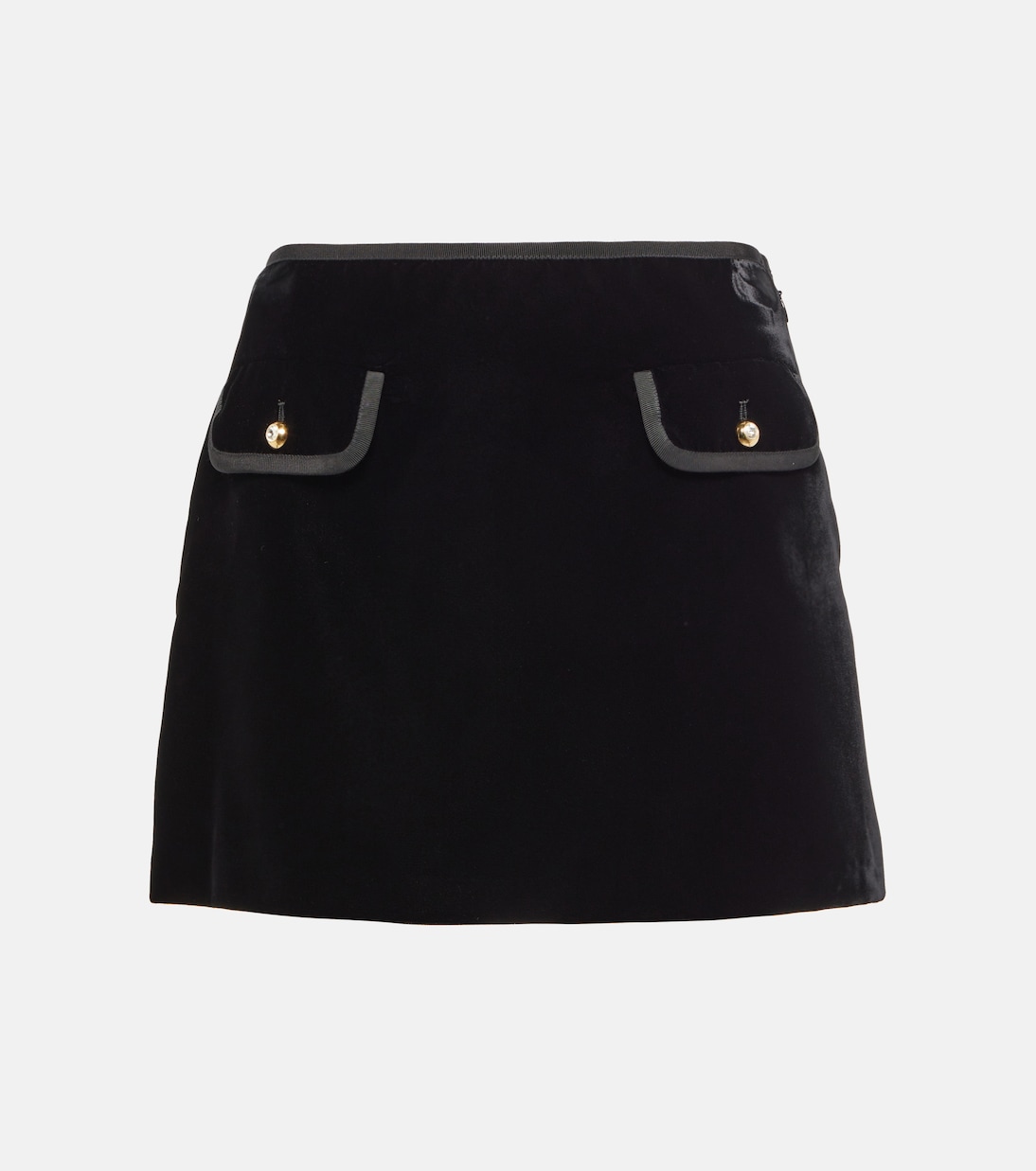 Minirock aus Samt | Miu Miu