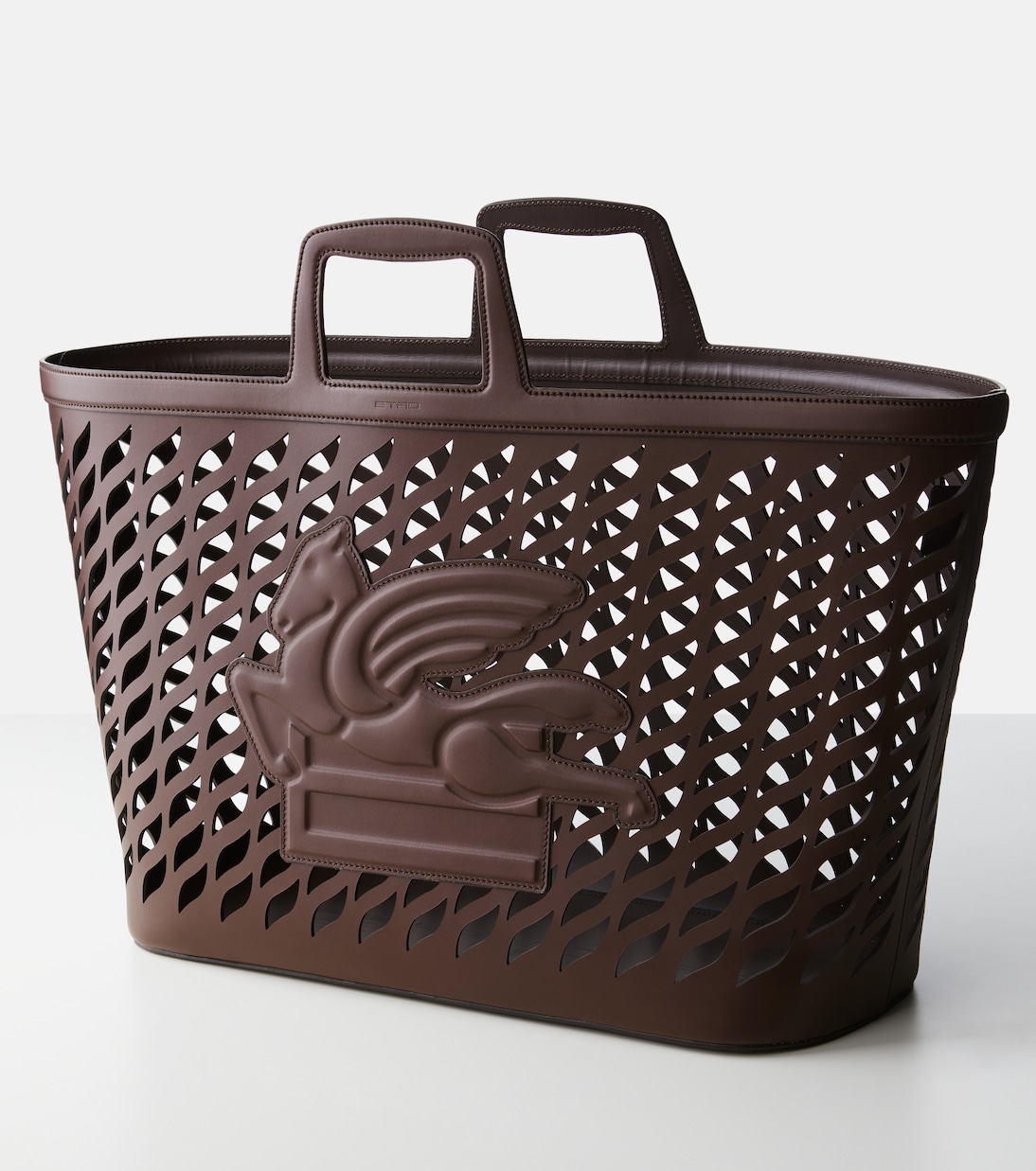 Pegaso leather basket | Etro