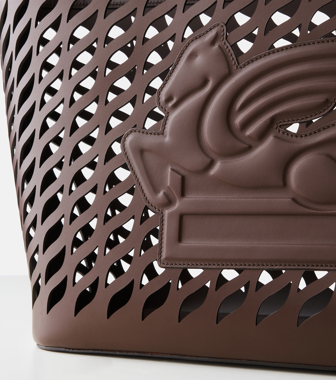 Pegaso leather basket | Etro
