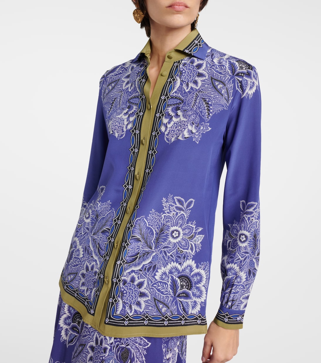 Camicia in seta con stampa | Etro
