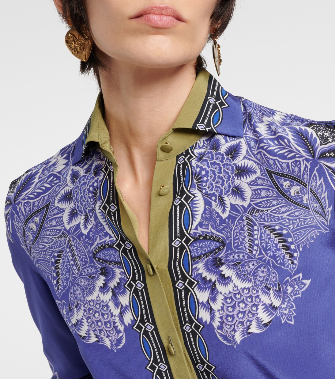 Camicia in seta con stampa | Etro