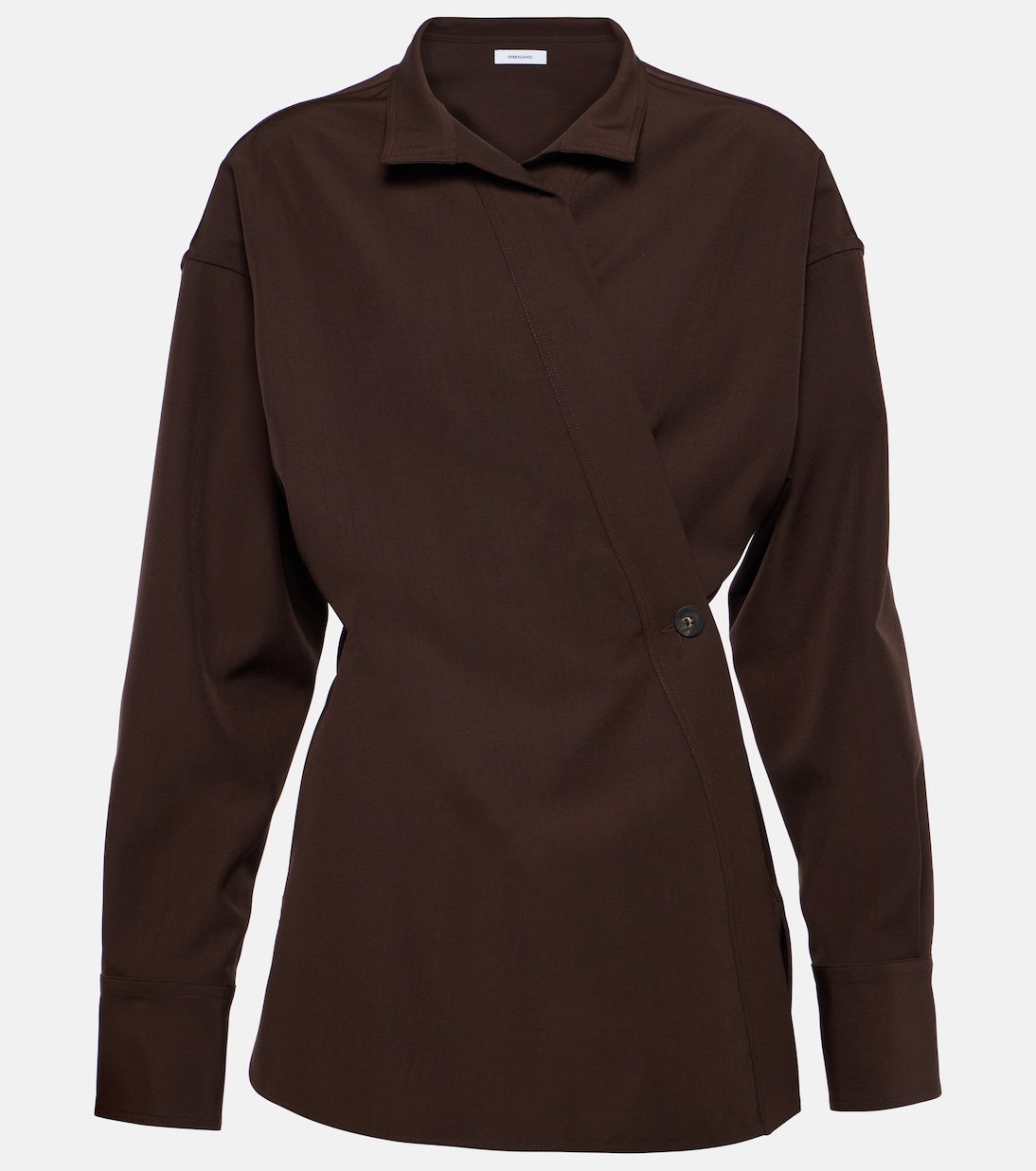 Wrap wool shirt | Ferragamo