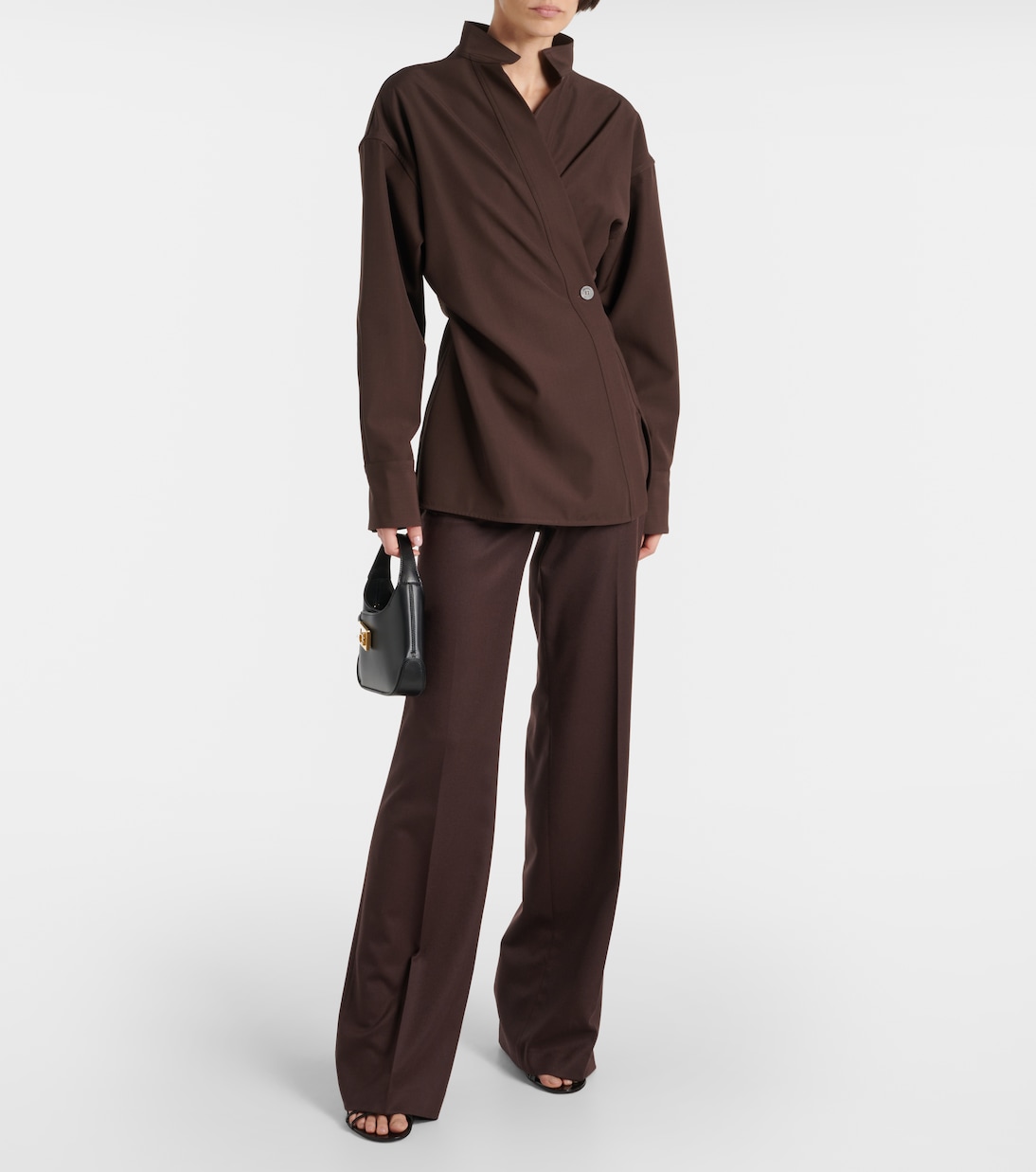 Wrap wool shirt | Ferragamo