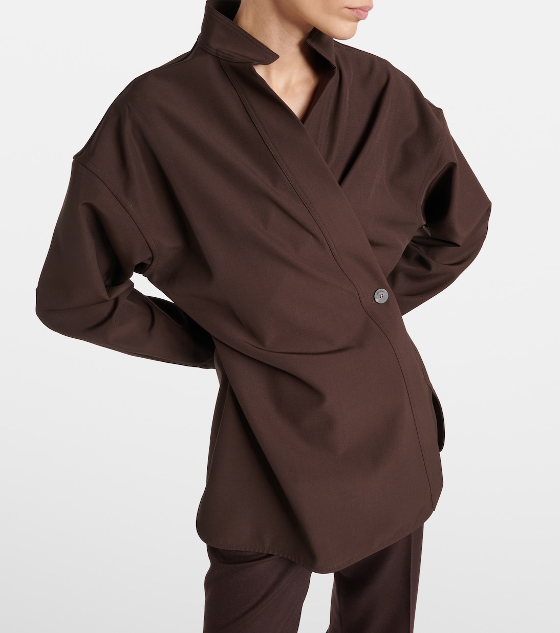 Wrap wool shirt | Ferragamo