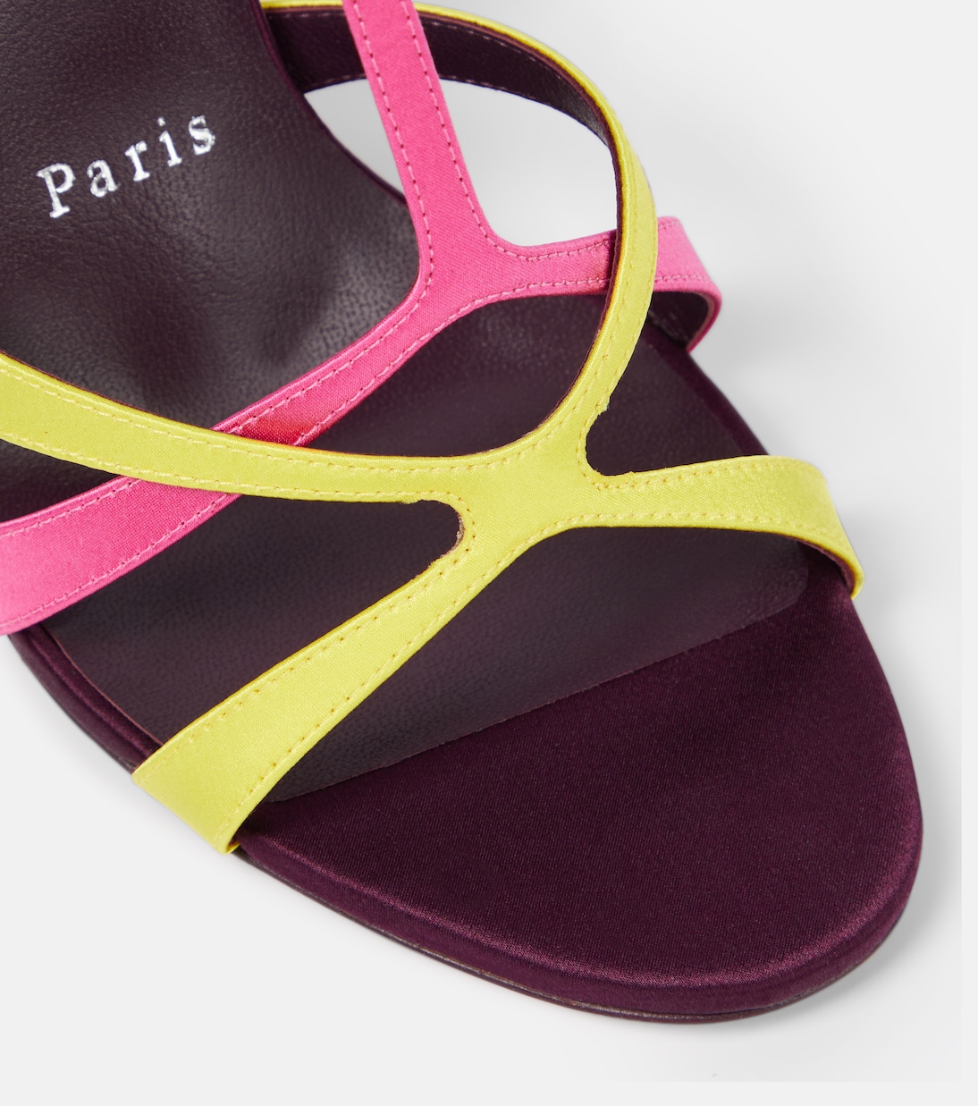 Tangueva 100 satin sandals | Christian Louboutin