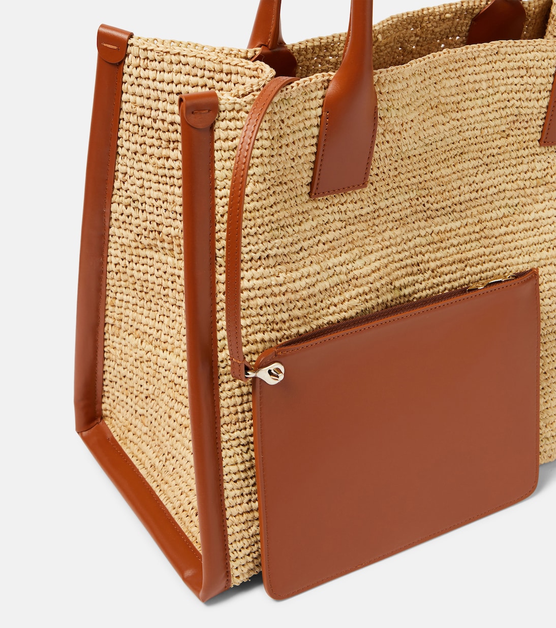 Cabas By My Side E/W Large en raphia | Christian Louboutin